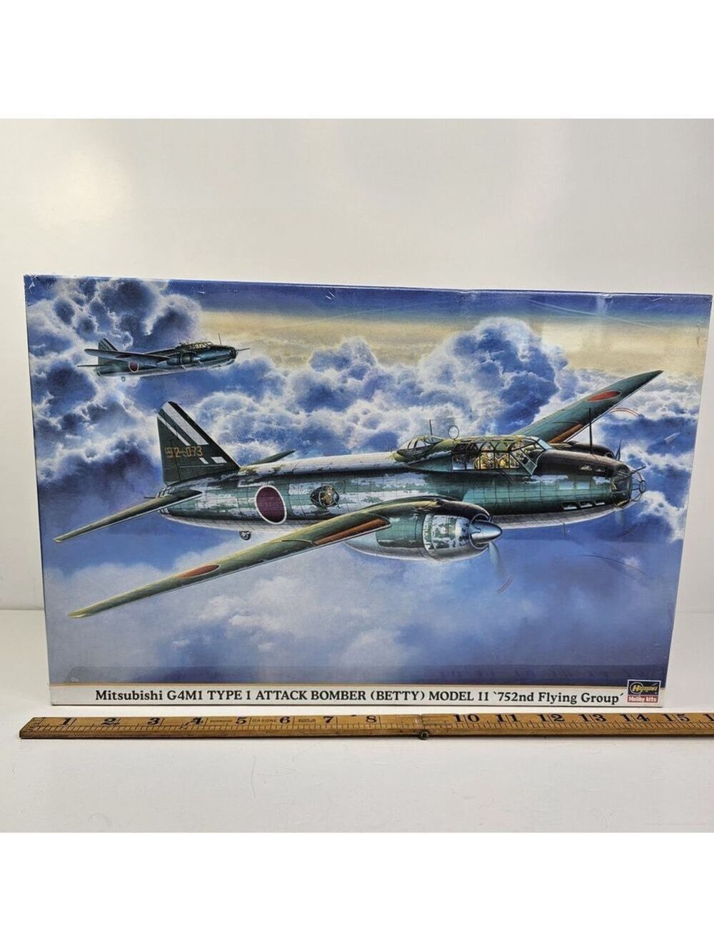 SEALED Hasegawa 1/72 Mitsubishi G4M1 Type 1 Attack Bomber Betty Model 11 00736